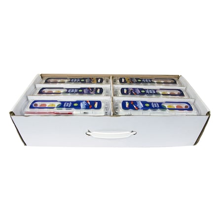 Prang Washable Watercolor Set Classpack, 8 Assorted Colors, 36PK X80519